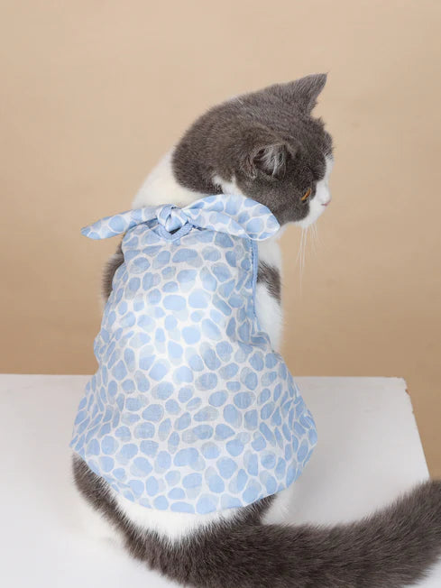 Cat Clothing Summer Dot Dresses